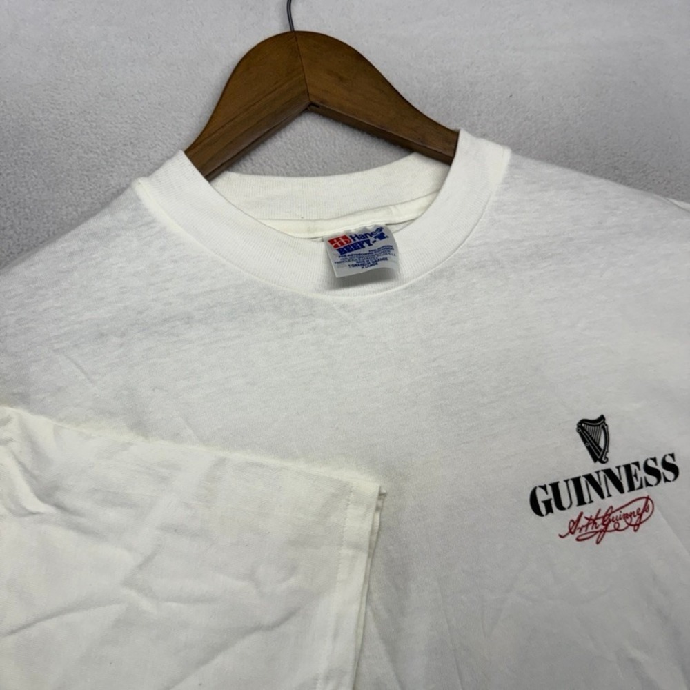 Vintage Guinness Shirt Men's XL White Toucan St pattys Beer Single Stitch NEW